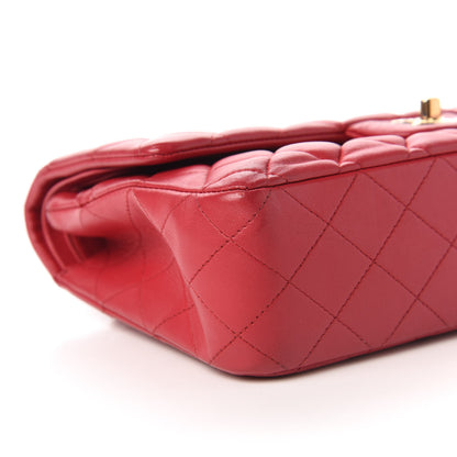 Chanel Lambskin Quilted Medium Double Flap Red 6 of 11