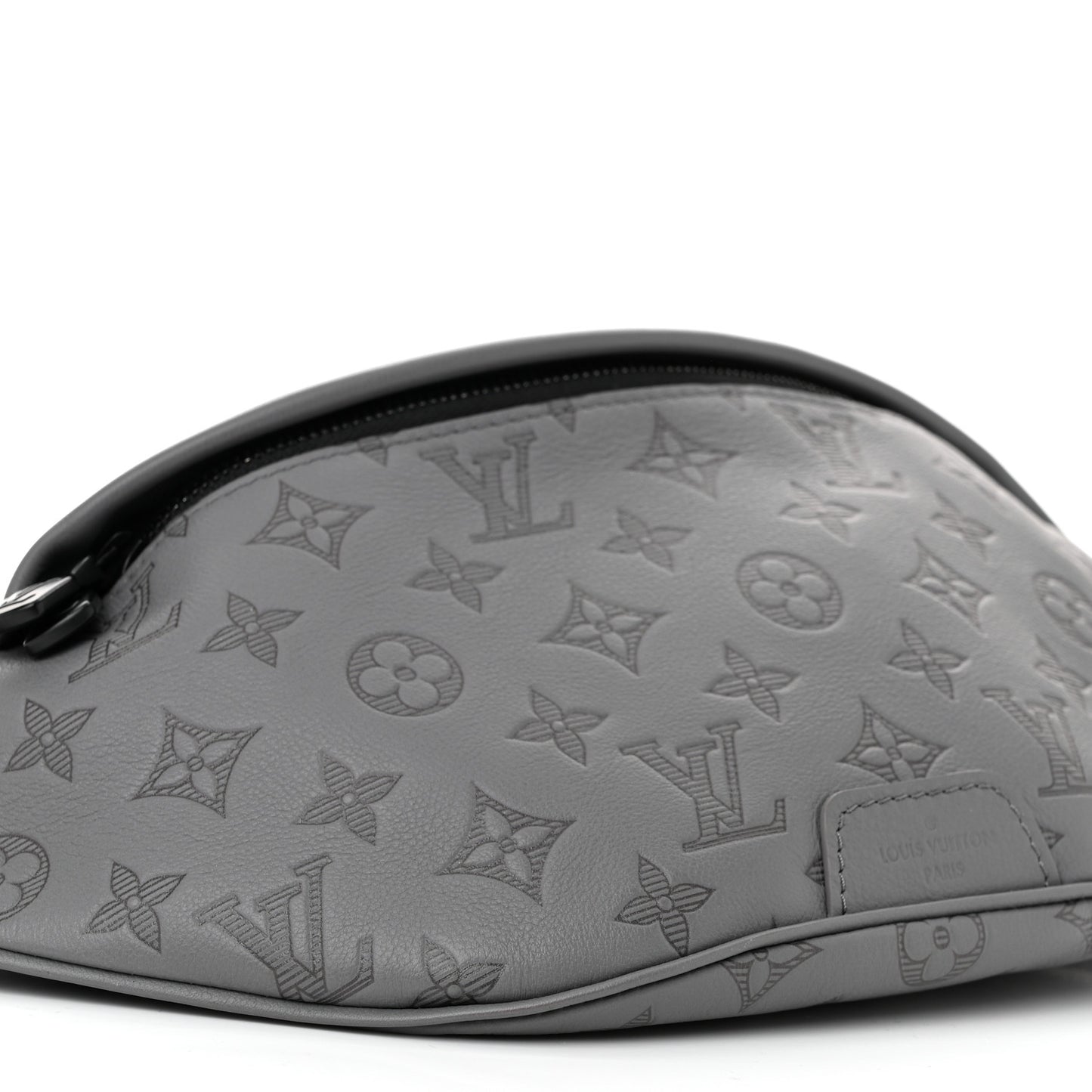 Calfskin Monogram Shadow Discovery Bumbag PM Gray