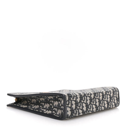 Christian Dior Oblique 30 Montaigne Pouch Blue 4 of 9