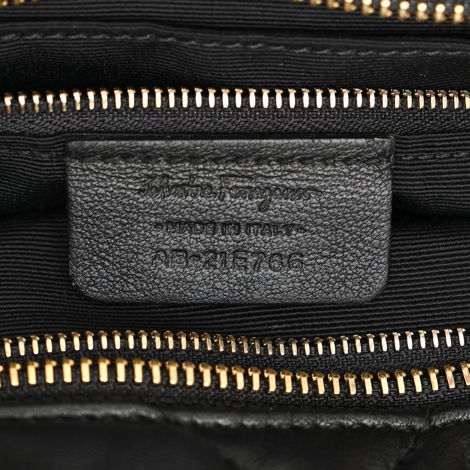 Salvatore Ferragamo Calfskin Quilted Vara Bow Chain Tote Black 7 of 13