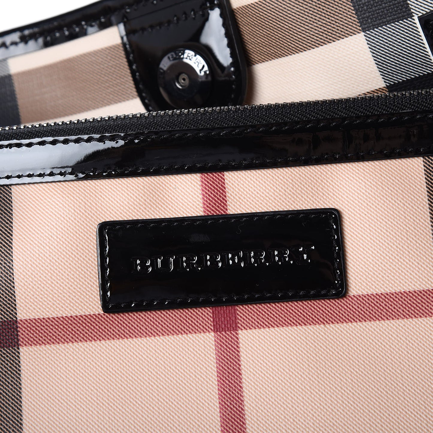 Supernova Check Small Canterbury Tote Black
