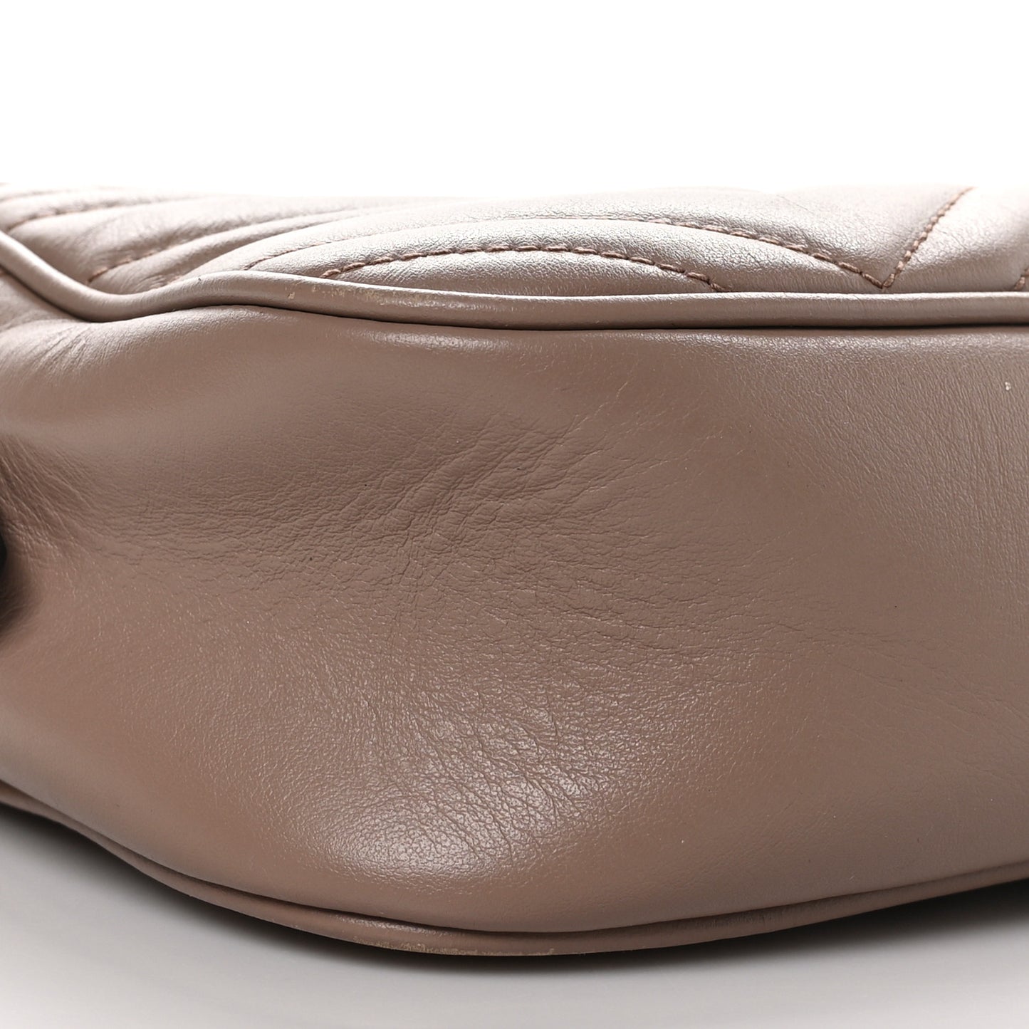 Calfskin Matelasse Small GG Marmont Chain Shoulder Bag Porcelain Rose