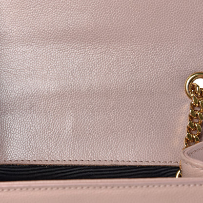 Saint Laurent Grain De Poudre Small Monogram Kate Satchel Pale Blush 8 of 14
