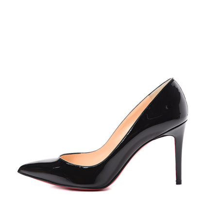 Christian Louboutin Patent Pigalle 85 Pumps 38 Black 1 of 10