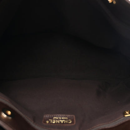 Chanel Calfskin Cerf Executive Shopper Tote Brown 6 of 13