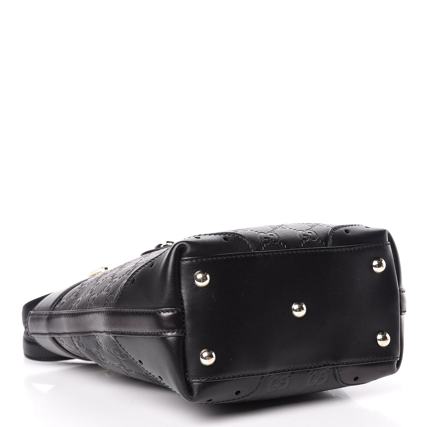 Guccissima Small Punch Tote Black