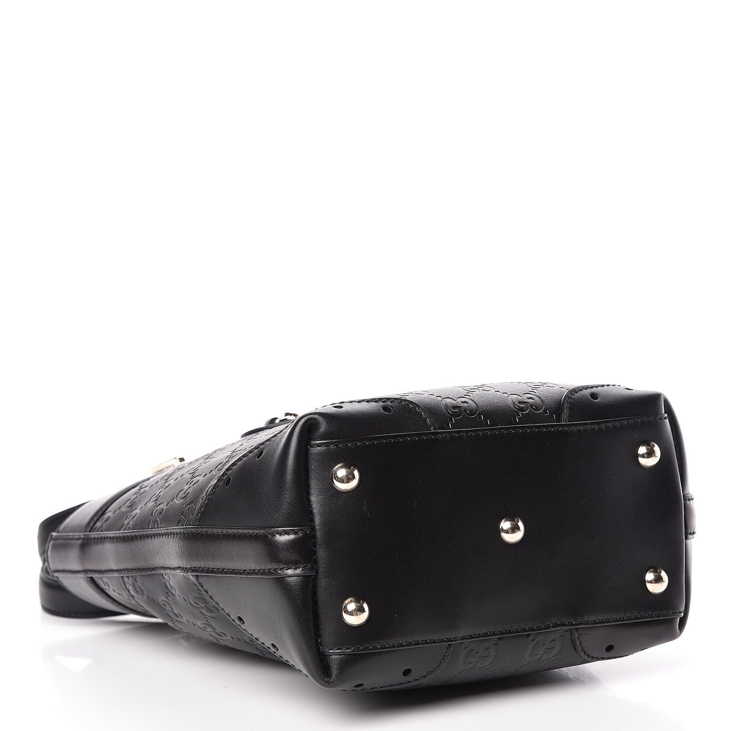 Gucci Guccissima Small Punch Tote Black 4 of 12