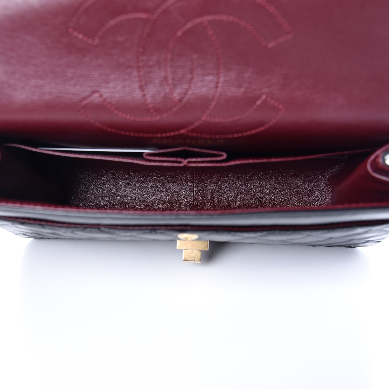 Chanel Aged Calfskin Quilted 2.55 Reissue 226 Flap Black 5 of 10