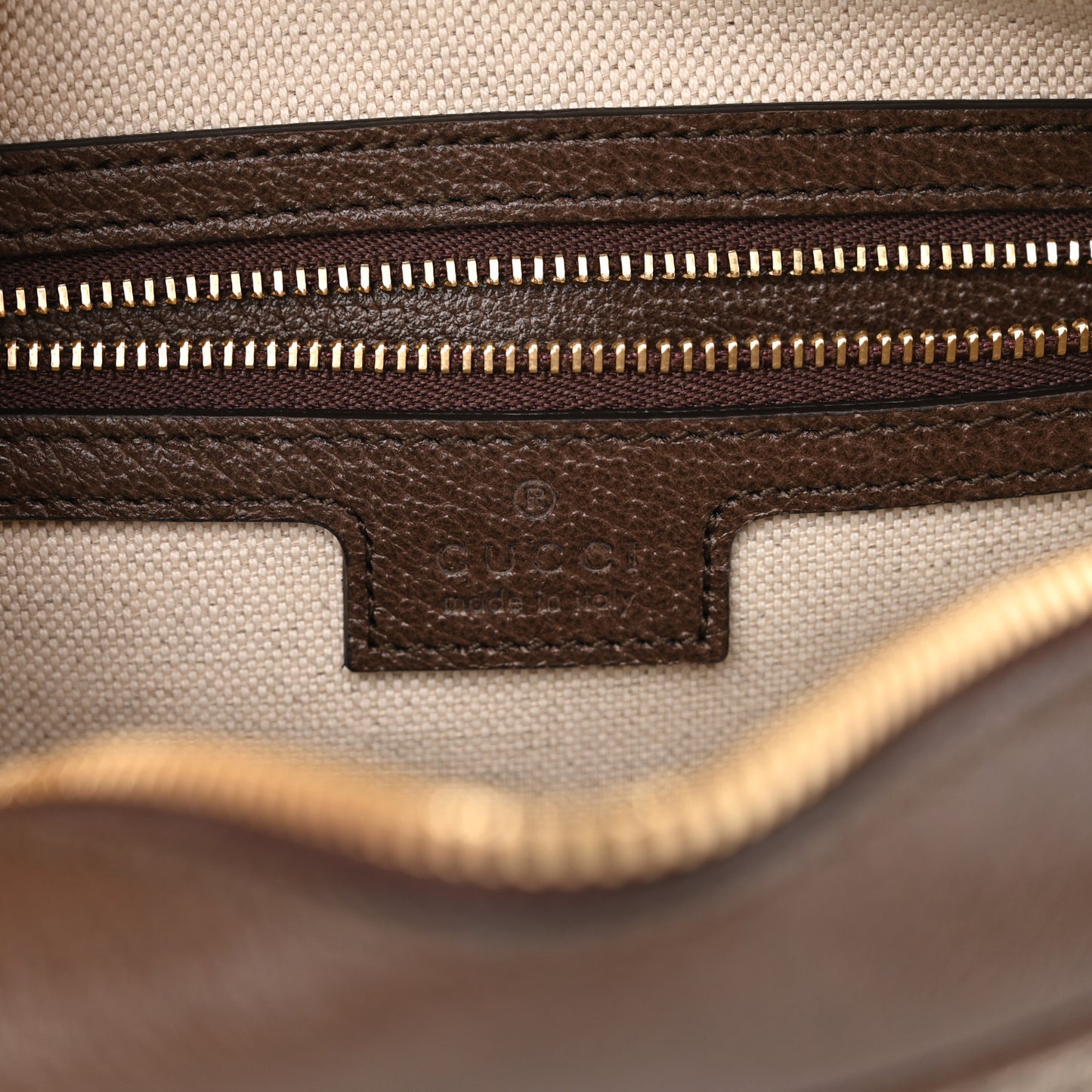 GG Supreme Monogram Textured Dollar Calfskin Web Studded Mini Ophidia Flap Shoulder Bag Beige Ebony New Acero