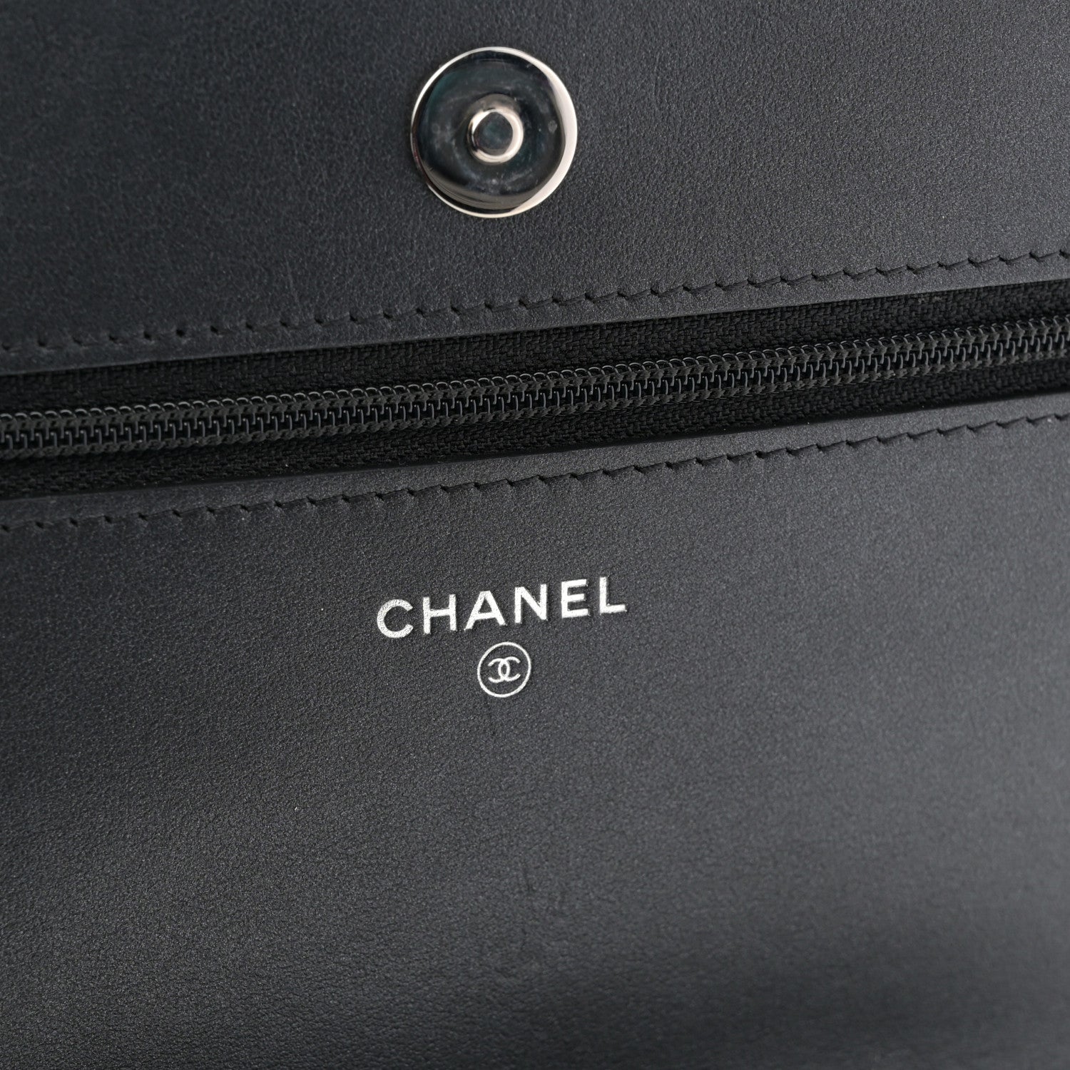 Chanel Caviar Quilted Vintage Mademoiselle Wallet On Chain WOC Black 6 of 11