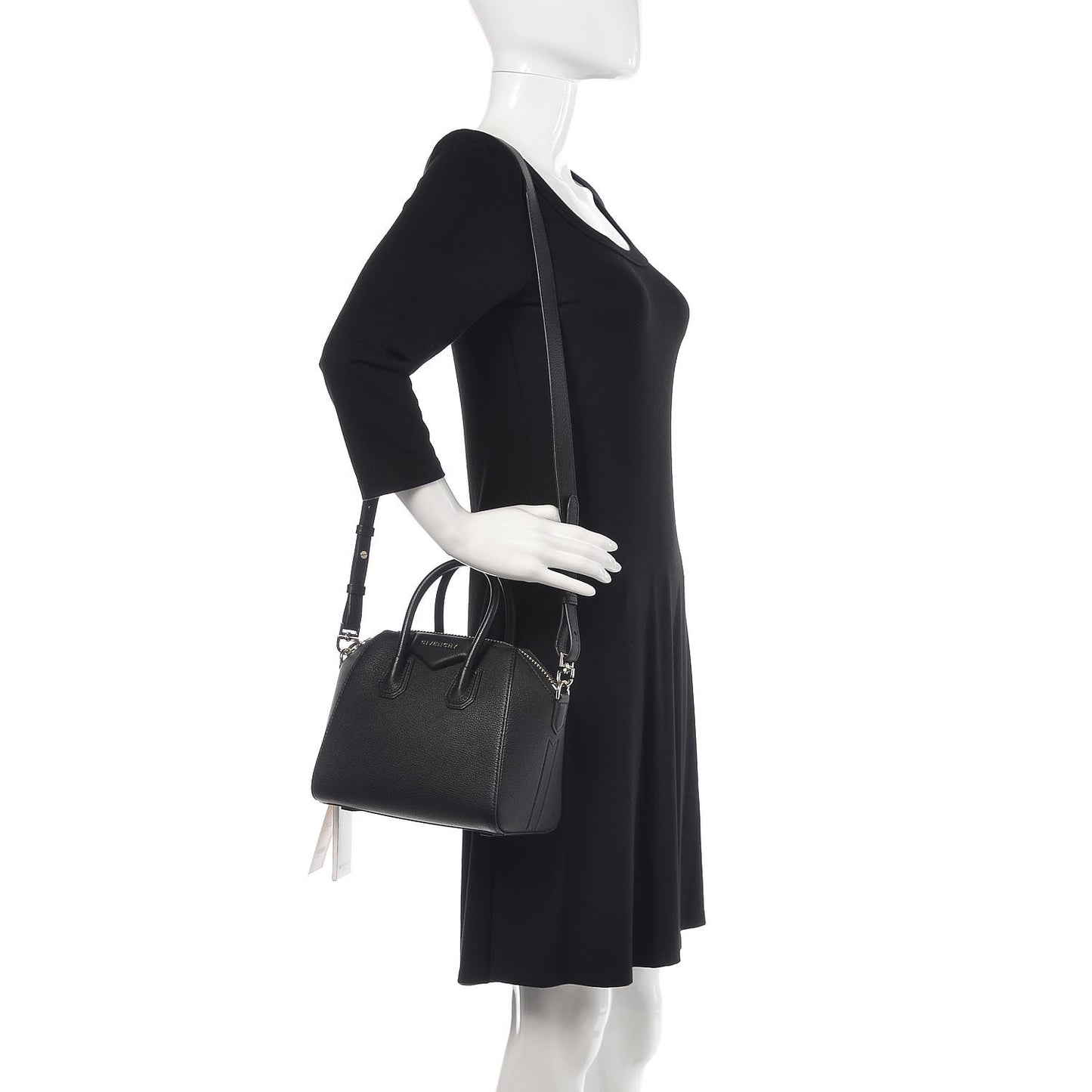 Sugar Goatskin Mini Antigona Black