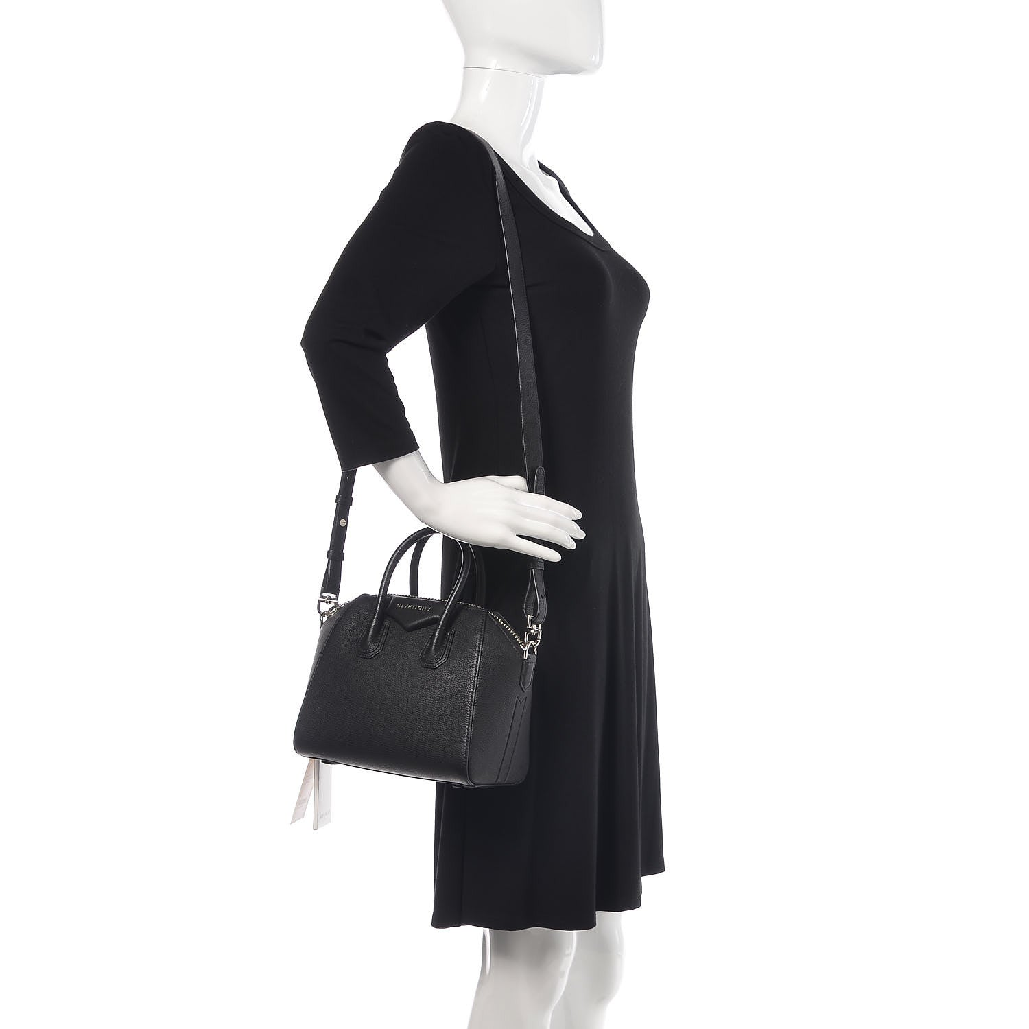 Givenchy Sugar Goatskin Mini Antigona Black 2 of 9