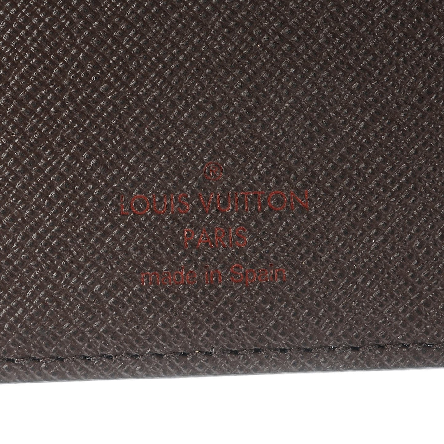 Damier Ebene Pocket Agenda Cover