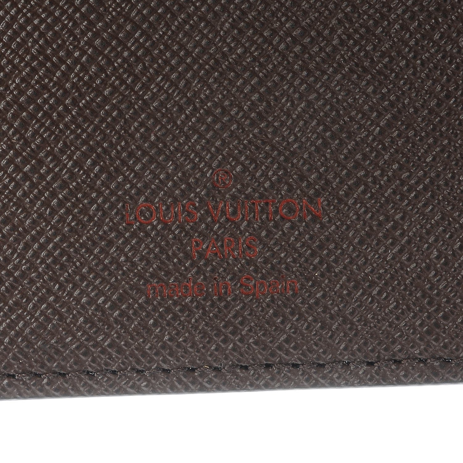 Louis Vuitton Damier Ebene Pocket Agenda Cover 6 of 7