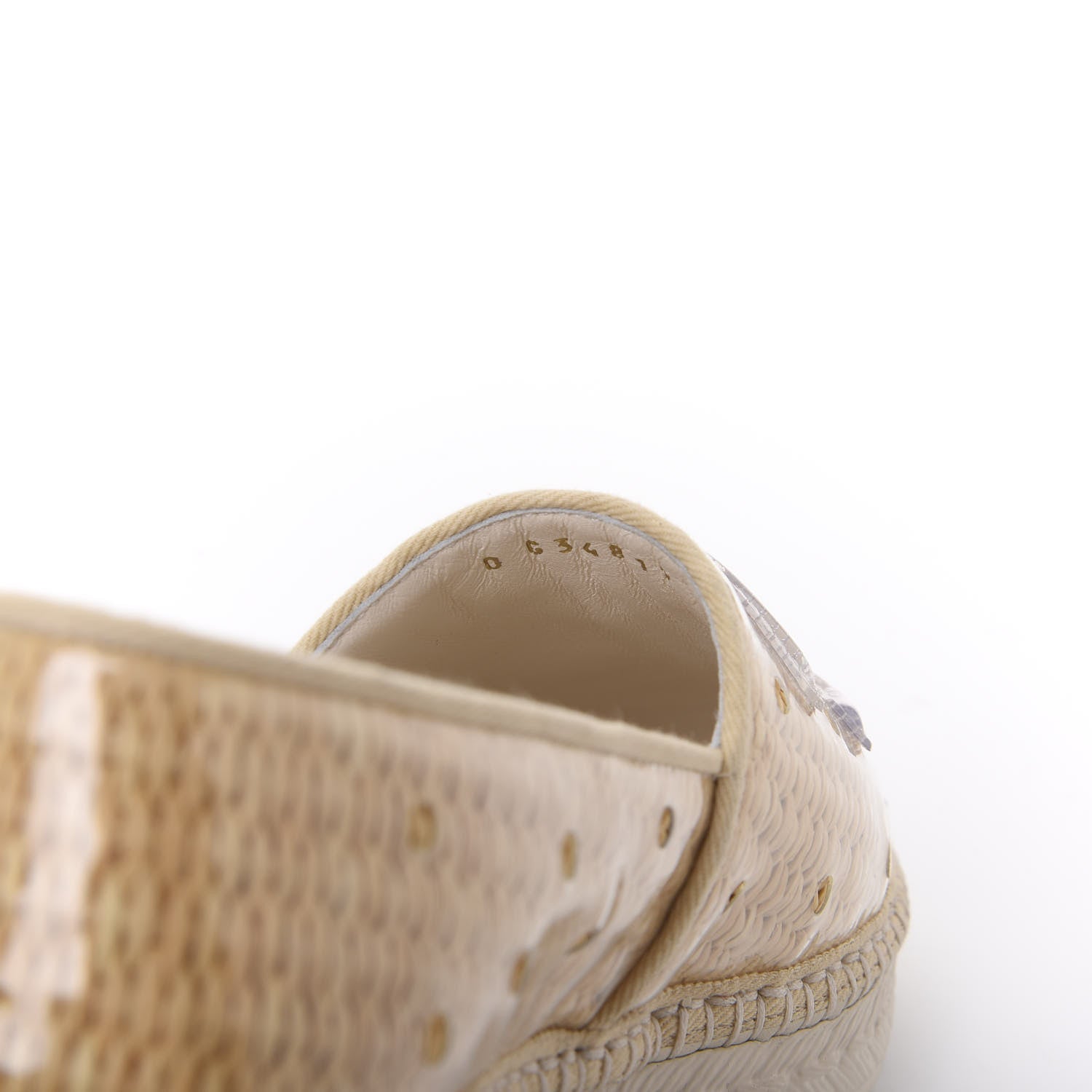 Chanel PVC Raffia CC Espadrilles 35 Beige 8 of 9