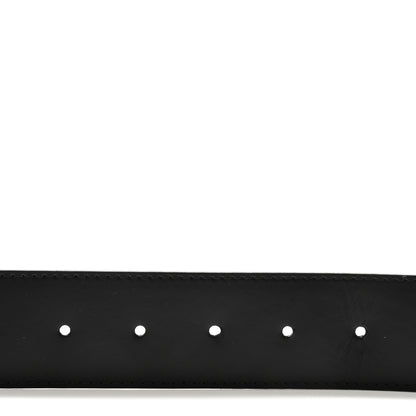 Louis Vuitton Calfskin Monogram Eclipse 40mm Shake LV Initiales Reversible Belt 85 34 5 of 8