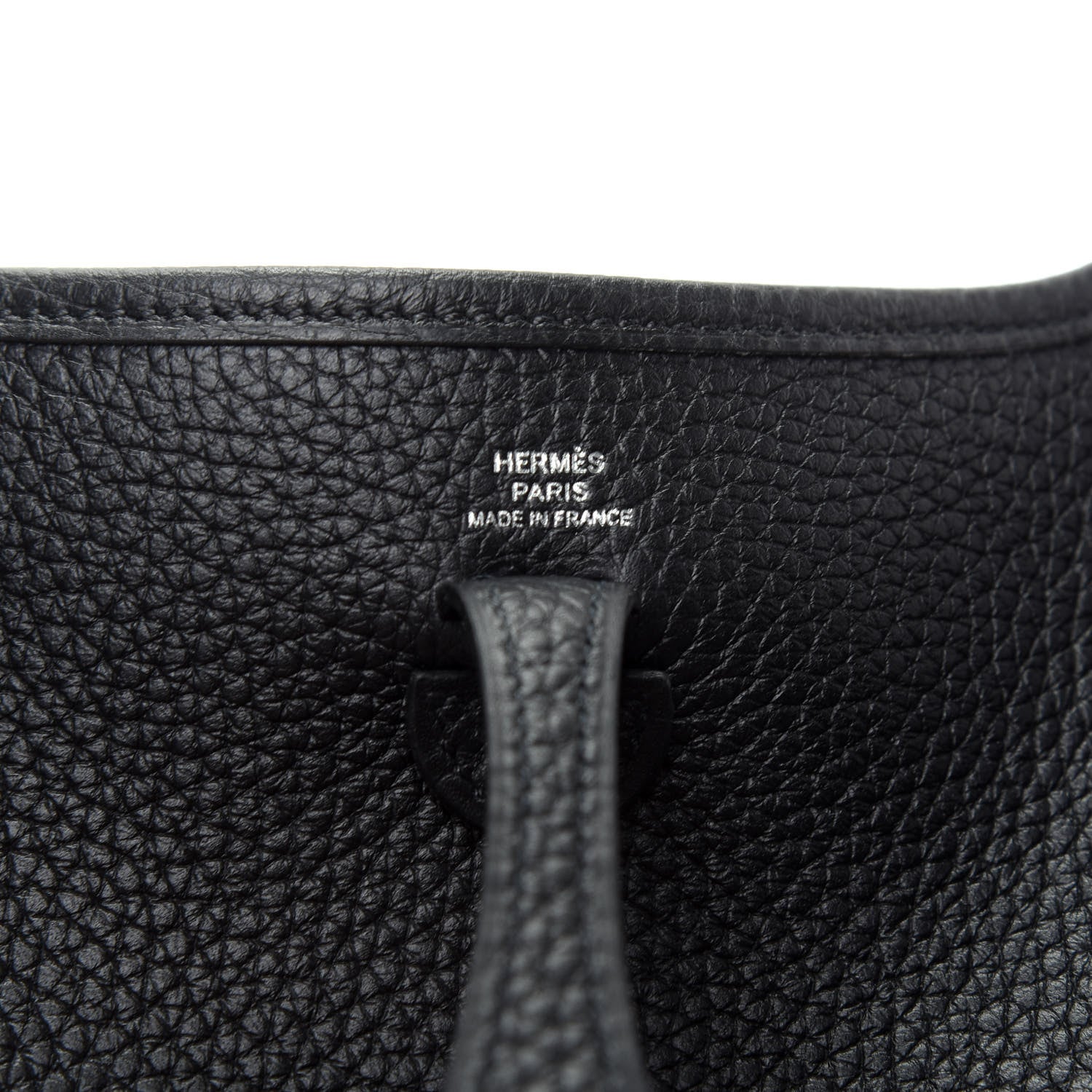 Hermes Taurillon Clemence Evelyne TPM Black 8 of 9