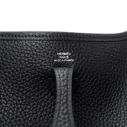 Hermes Taurillon Clemence Evelyne TPM Black 8 of 9