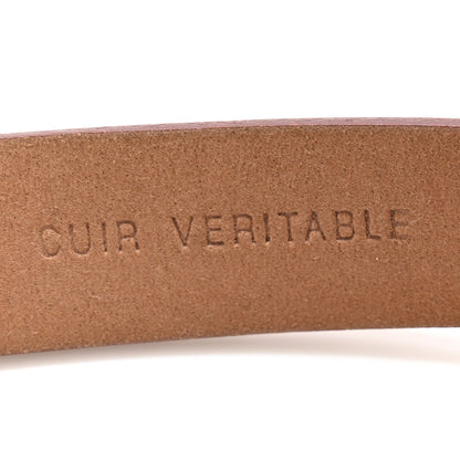 Chanel Patent Calfskin CC Logo Skinny Belt 90 36 Red 5 of 9