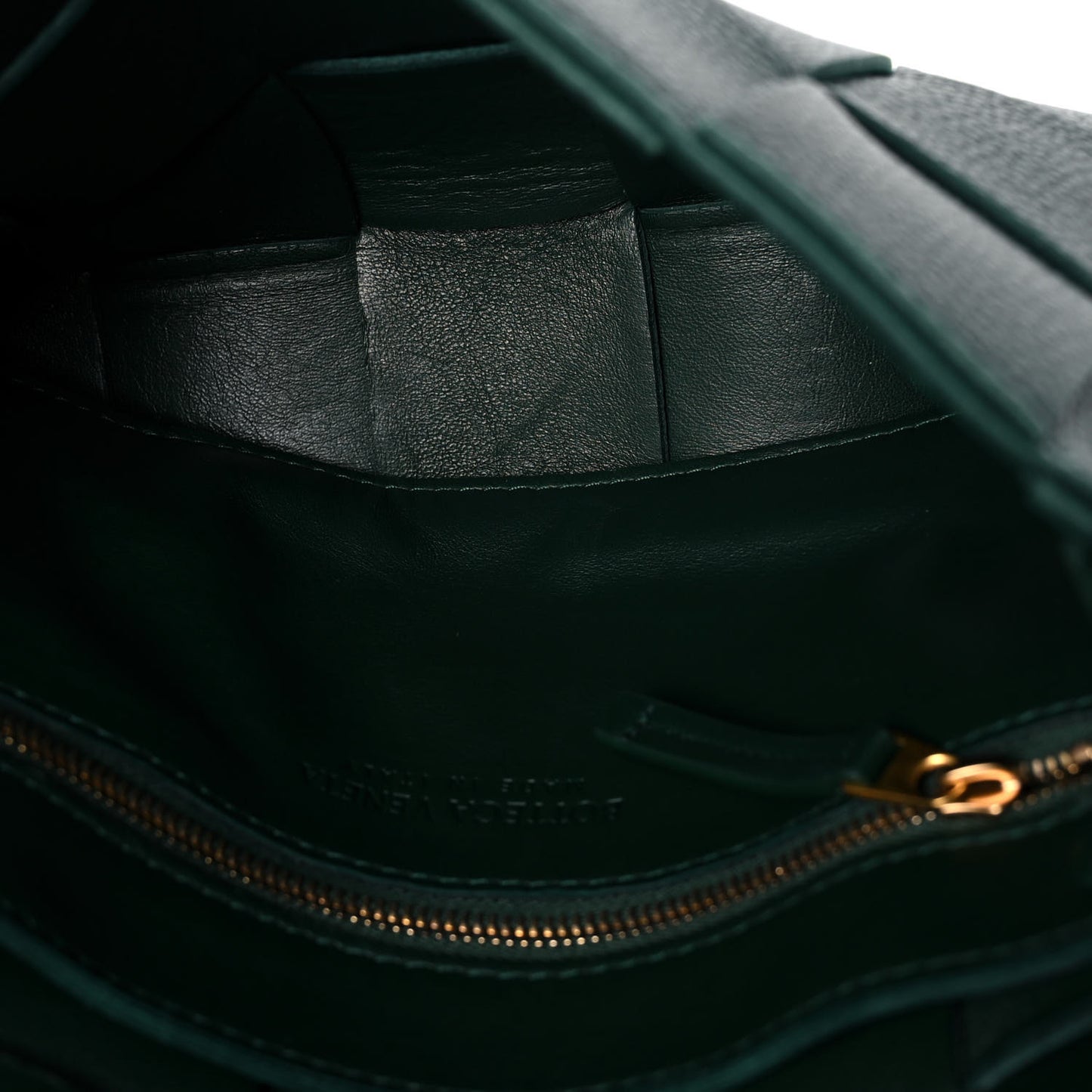 Grained Calfskin Maxi Intrecciato Cassette Crossbody Bag Raintree Green