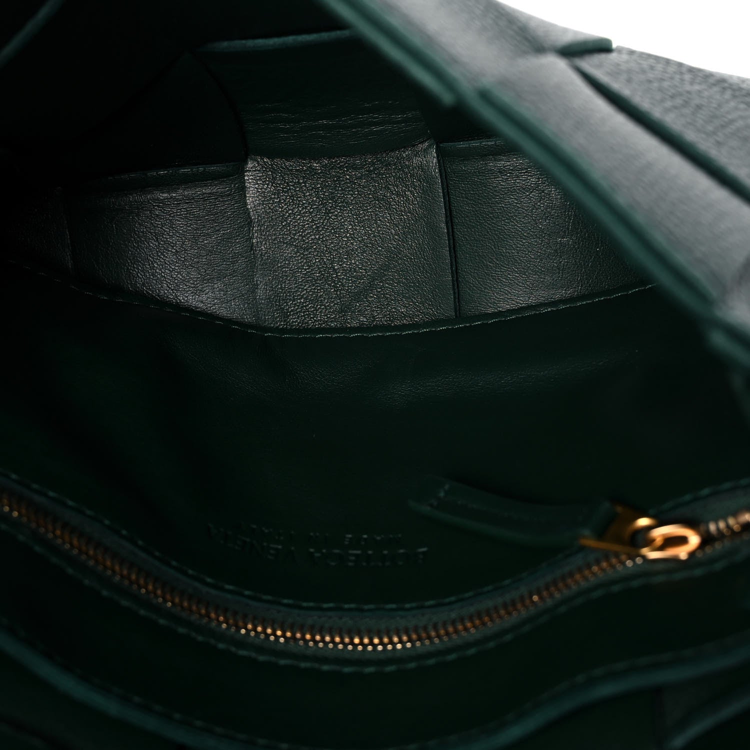 Bottega Veneta Grained Calfskin Maxi Intrecciato Cassette Crossbody Bag Raintree Green 12 of 14