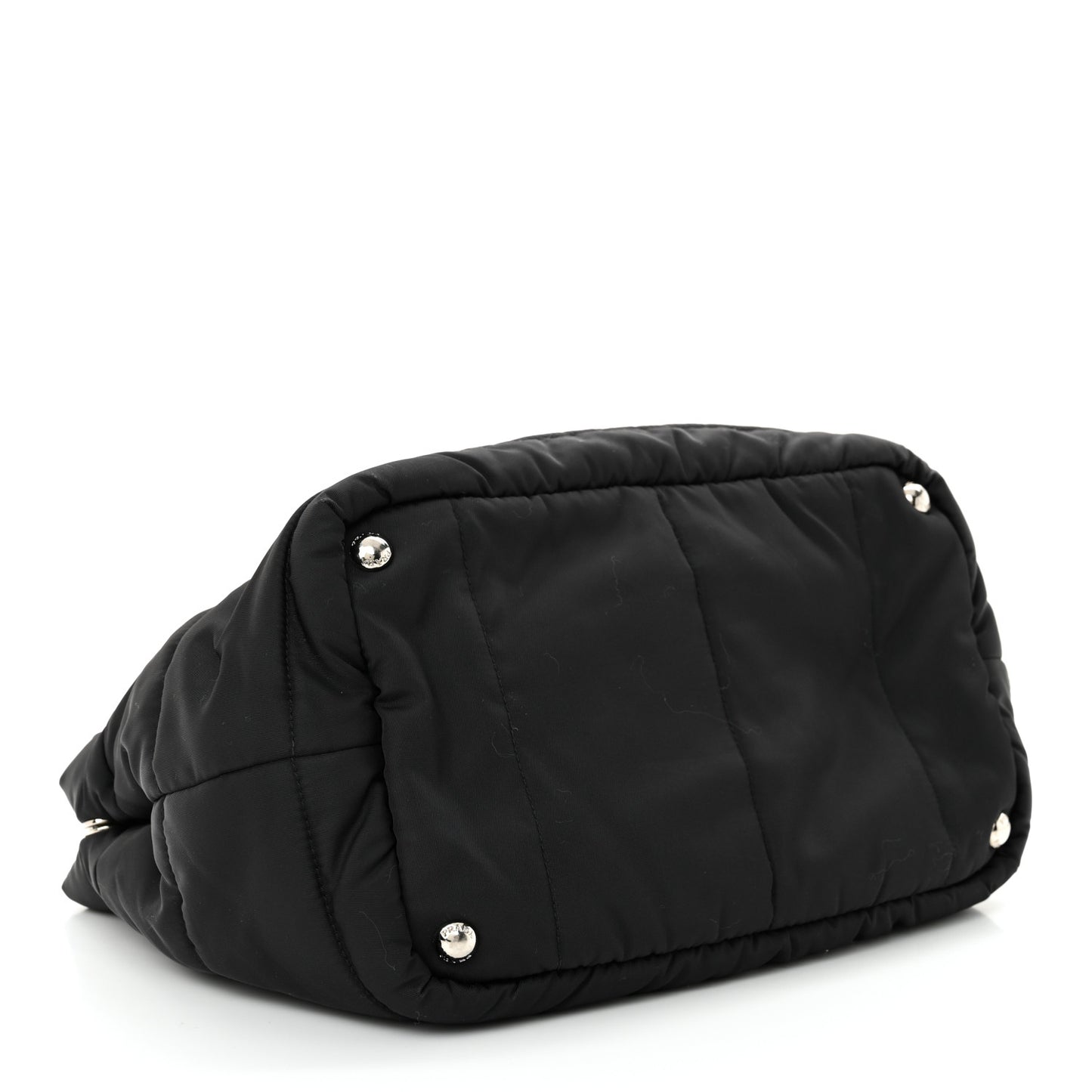Tessuto Nylon Bomber Tote Black