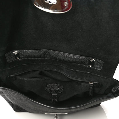 Mulberry Small Classic Grain Calfskin Medium Lily Black 4 of 13