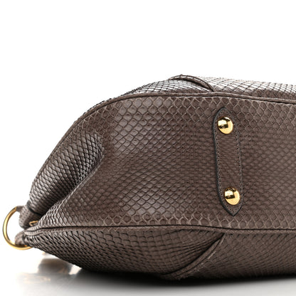 Louis Vuitton Python Galliera PM Gris 7 of 8