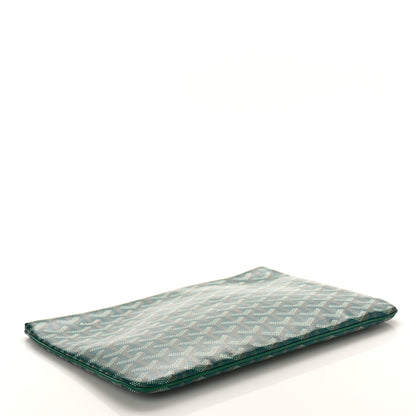 Goyard Goyardine Senat Pochette MM Green 4 of 7