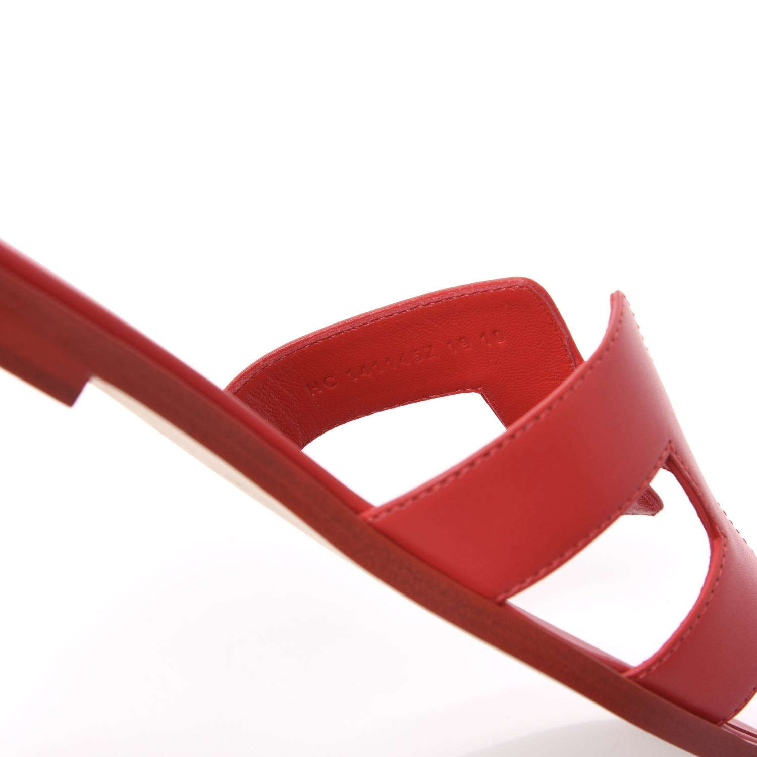Hermes Calfskin Oran Sandals 39 8 of 8