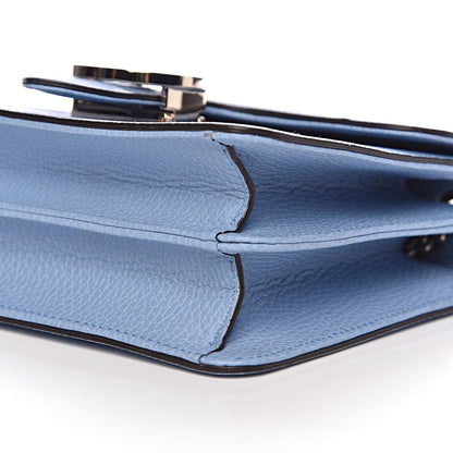 Gucci Dollar Calfskin Small Interlocking G Shoulder Bag Mineral Blue 9 of 11