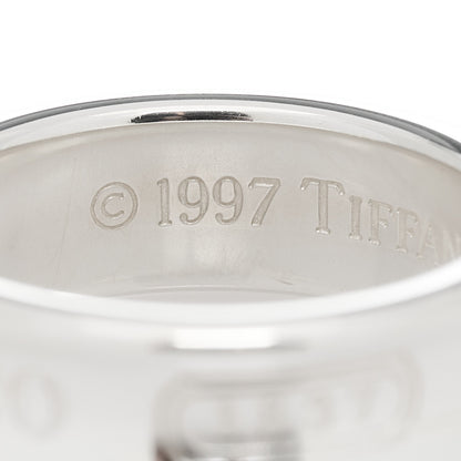 Tiffany Sterling Silver 1837 Band Ring 57 8 3 of 5