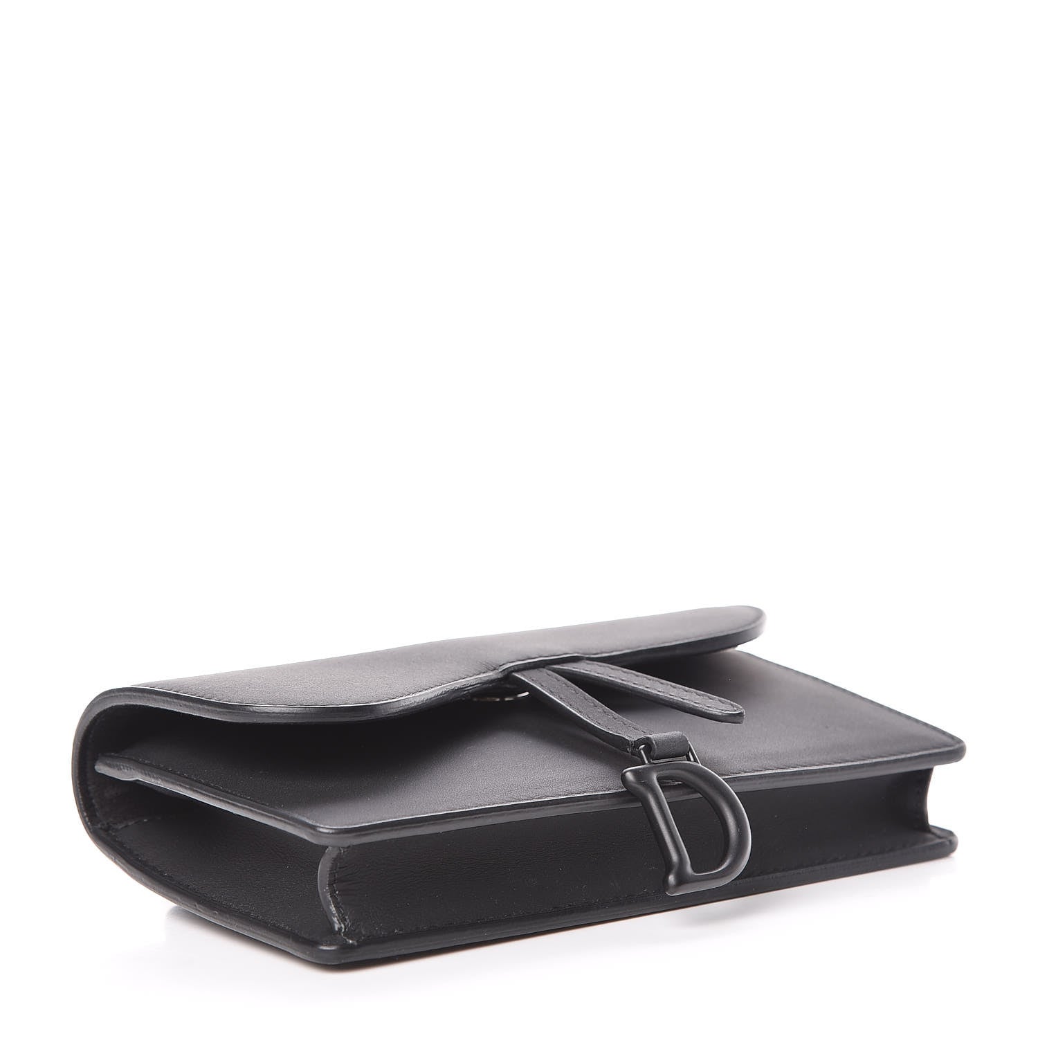 Christian Dior Ultra Matte Calfskin Saddle Belt Bag Black 4 of 13