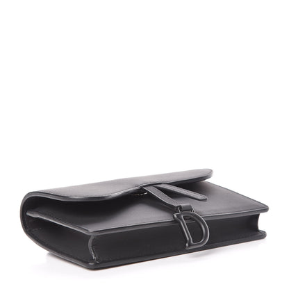 Christian Dior Ultra Matte Calfskin Saddle Belt Bag Black 4 of 13