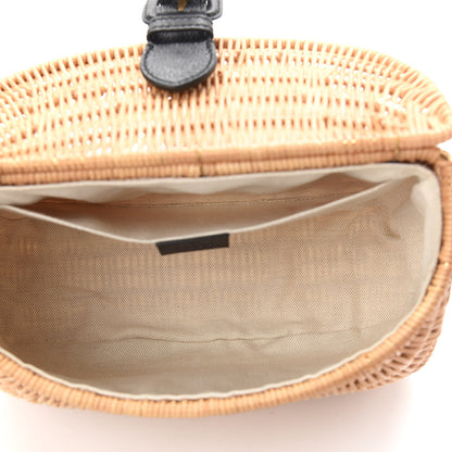 Gucci Wicker Vimni Shoulder Bag Natural 5 of 9