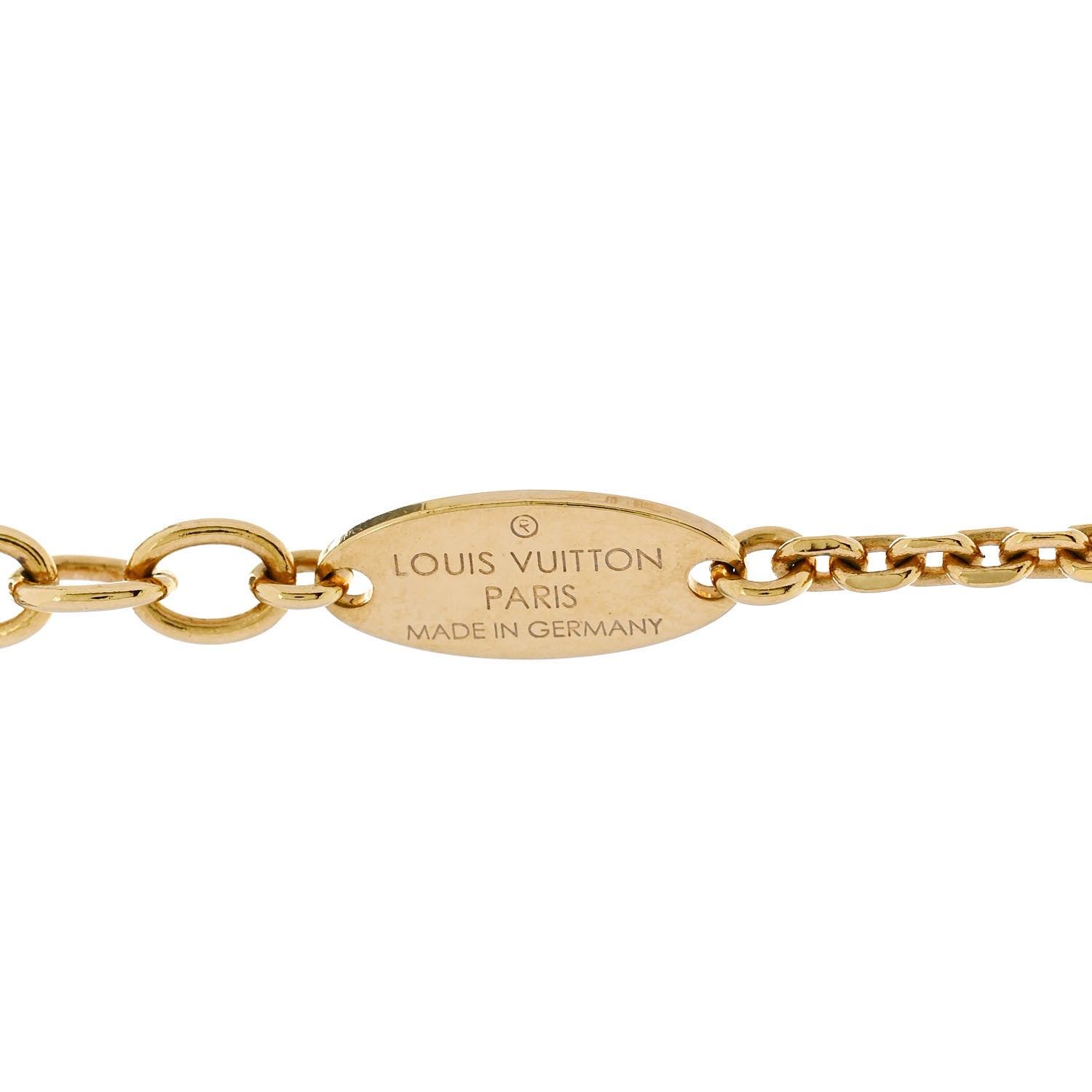 Louis Vuitton Metal Blooming Supple Necklace Gold 5 of 7