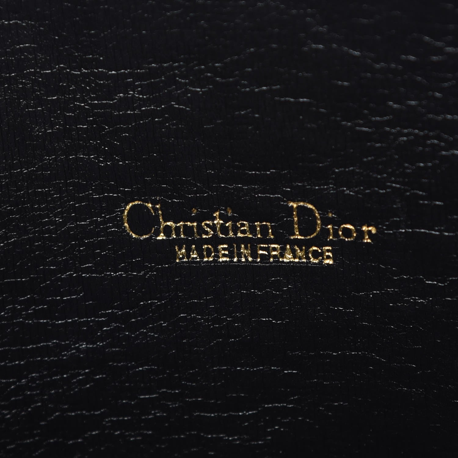 Christian Dior Monogram Shoulder Bag Black 6 of 6