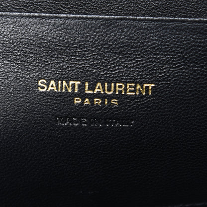 Saint Laurent Grain De Poudre Matelasse Monogram Mini Lou Camera Bag Black 6 of 10