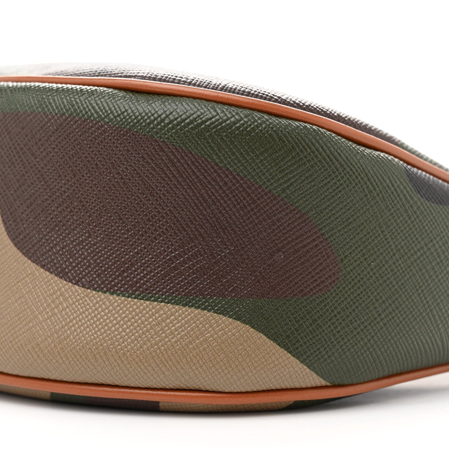 Canvas Calfskin Camouflage Ava Logo Triomphe Shoulder Bag Khaki