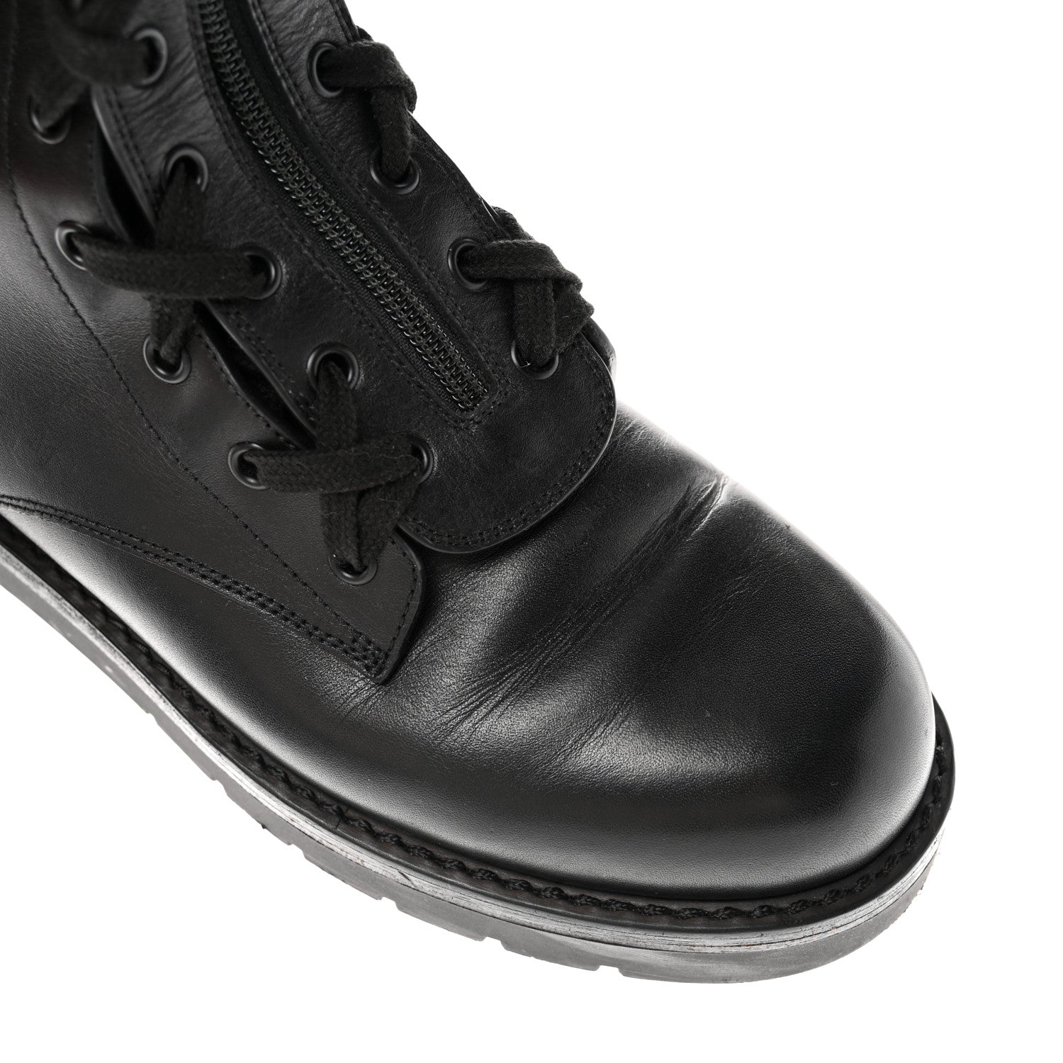 Valentino Garavani Calfskin XCombat 20/40mm Boots 40 Black 9 of 11