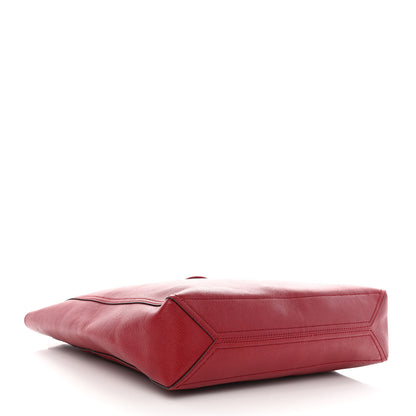 Gucci New Sakai Calfskin Lux Medium Dahlia Tote New Cherry Red 5 of 12