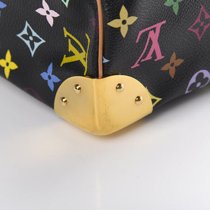 Louis Vuitton Monogram Multicolor Speedy 30 Black 9 of 15
