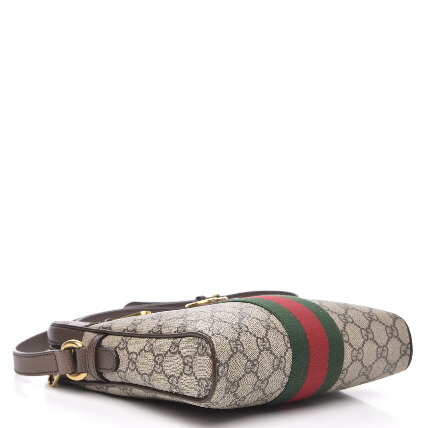Gucci GG Supreme Monogram Web Small Ophidia Messenger Bag Brown 3 of 11
