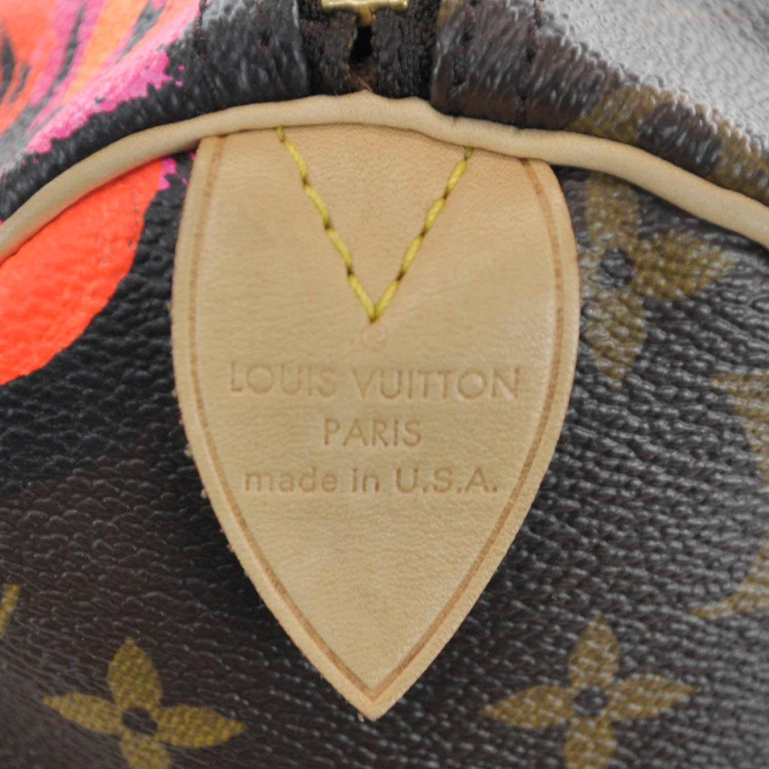 Louis Vuitton Monogram Roses Speedy 30 5 of 7