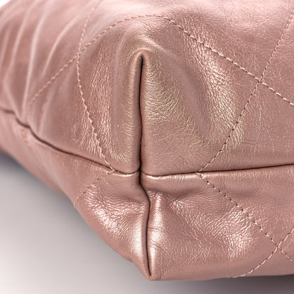 Chanel Metallic Calfskin Quilted Small Chanel 22 Pink 9 of 10