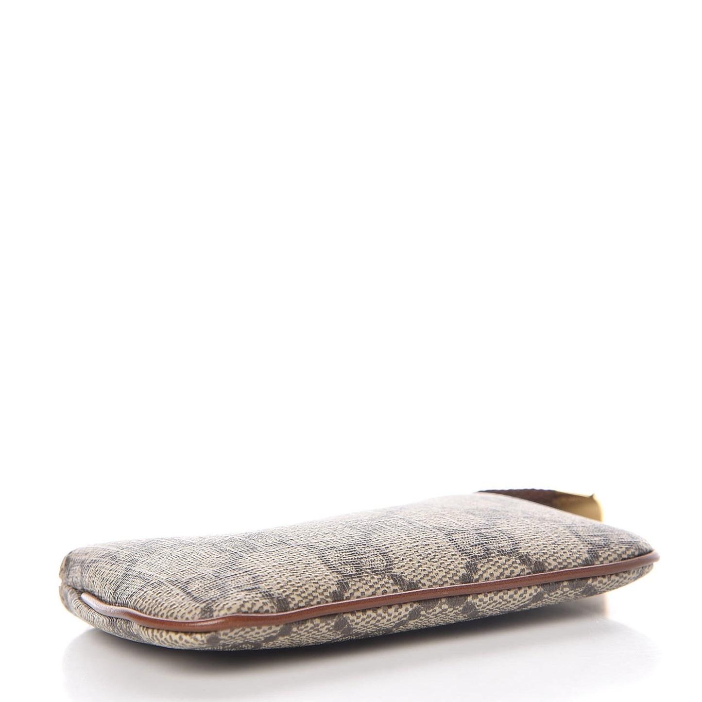 GG Supreme Monogram Key Case Brown