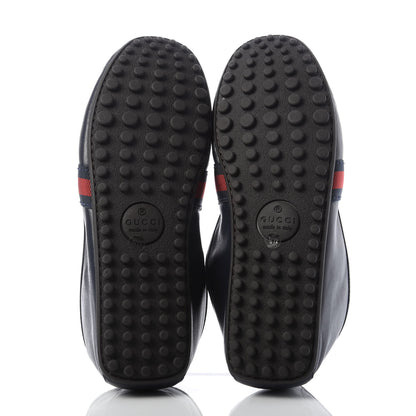 Gucci Nappa Web Mens Kanye Driver Loafers 9.5 Blue 5 of 8