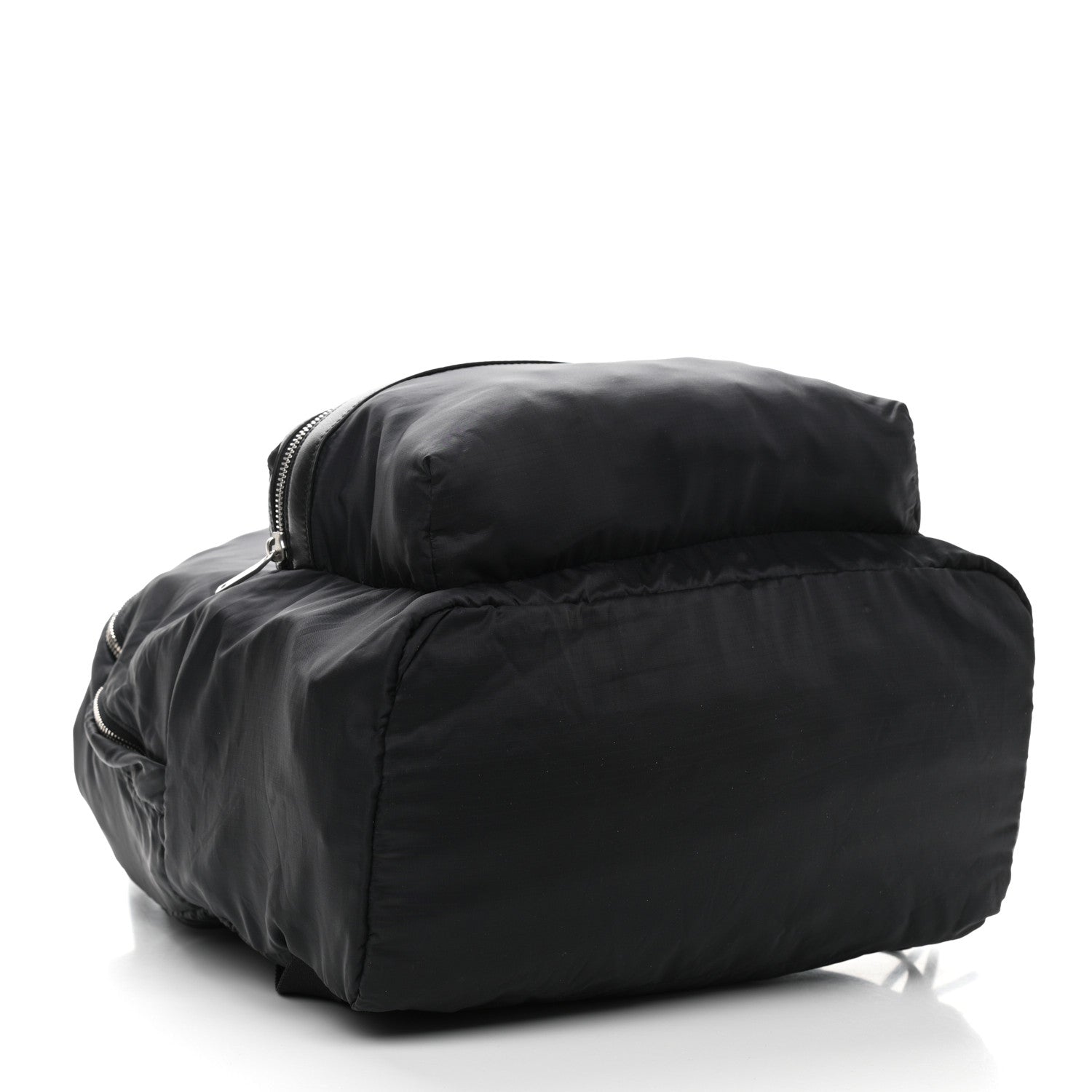 Saint Laurent Nylon City Fold Up Backpack Belt Bag Black 7 of 37