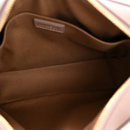 Burberry Calfskin House Check Large Camera Bag Grey Mink 5 of 11