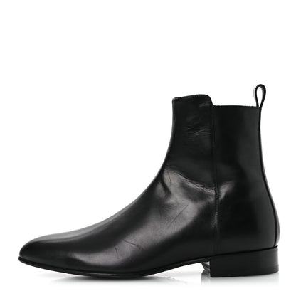 Saint Laurent Calfskin Mens Eli 25 Bootie 43 Black 1 of 12